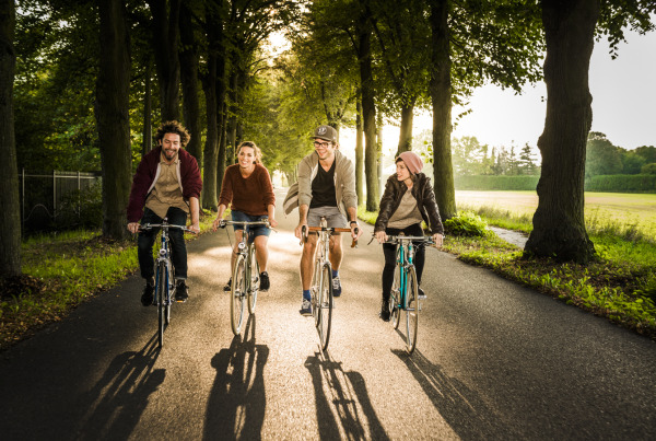 Radtour auf der Allee