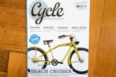 Unser RAKETE Randonneur in der Mai Ausgabe des Radmagazins Cycle